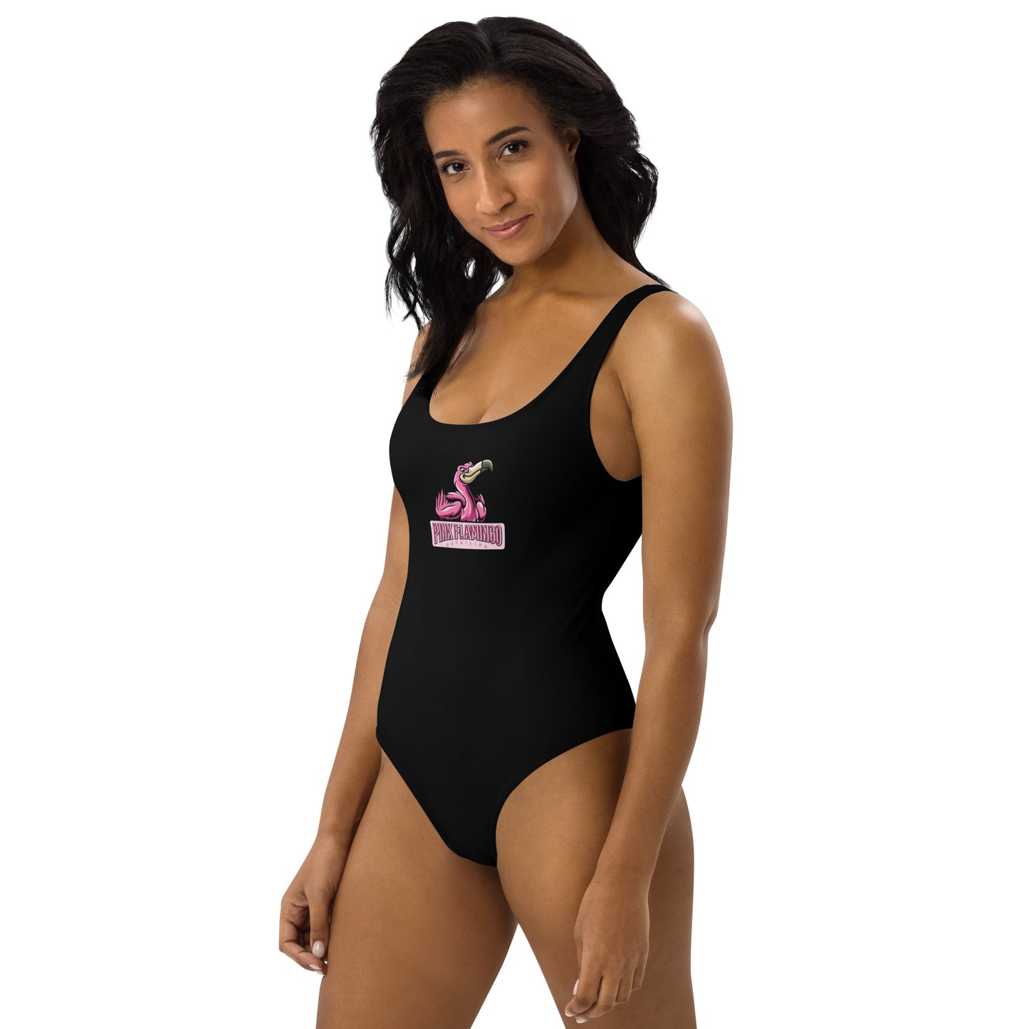 The Pink Flamingo One-Piece Swimsuit