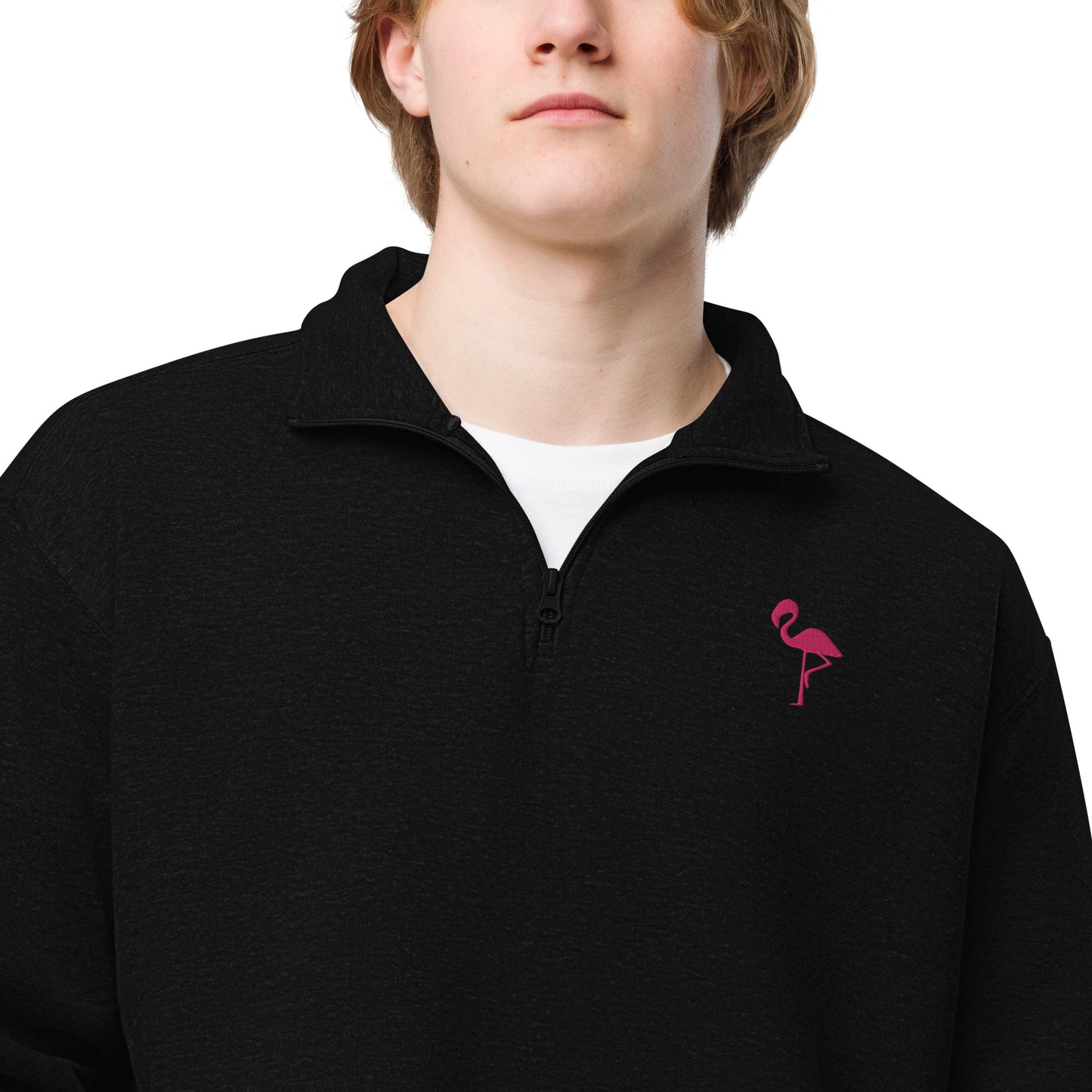 Pink Flamingo Quarter-Zip
