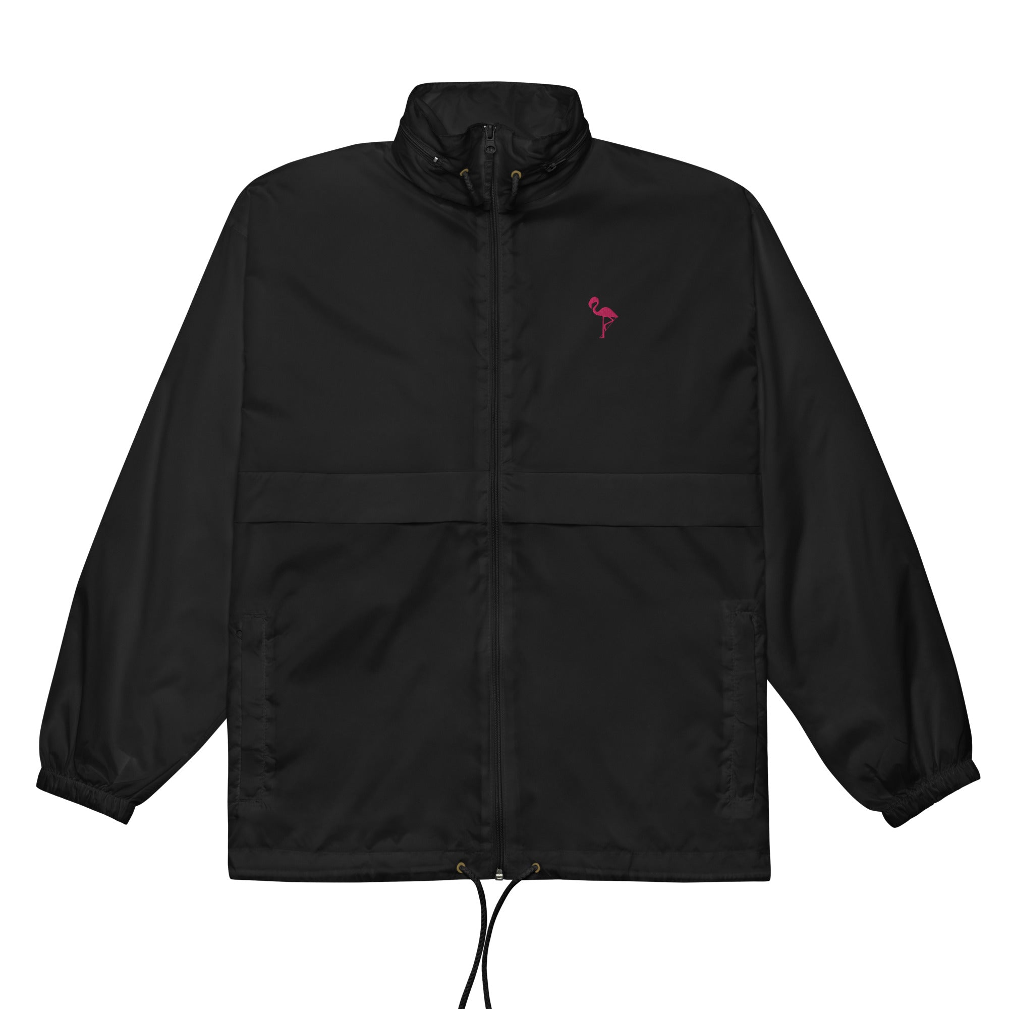 Pink grey and white windbreaker hotsell
